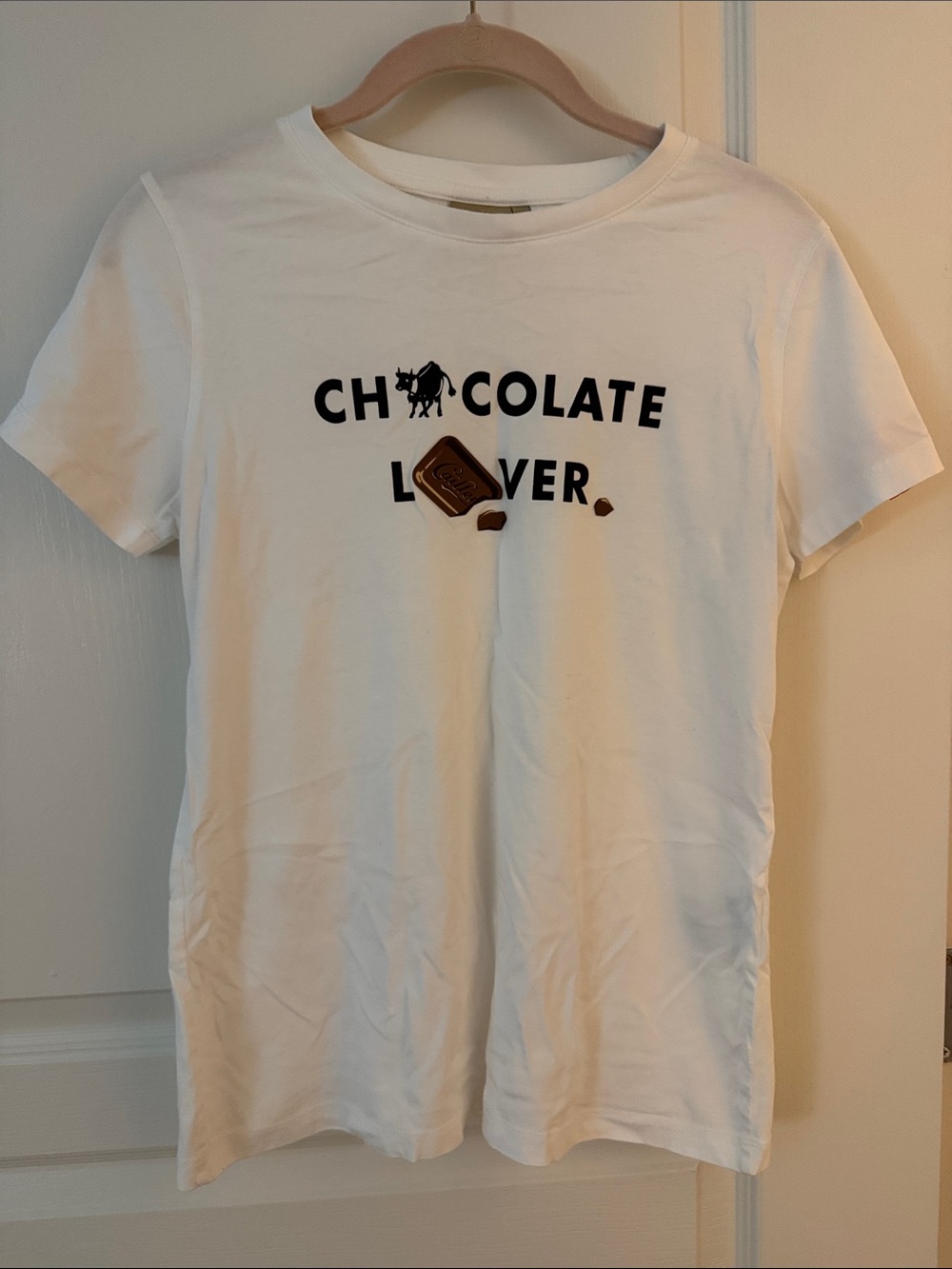 Maison Cailler Graphic Tee - White with Red Logo